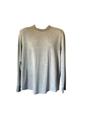 TOPO Designs Mens Long Sleeve T-Shirt Crewneck Gray Heather Xlarge
